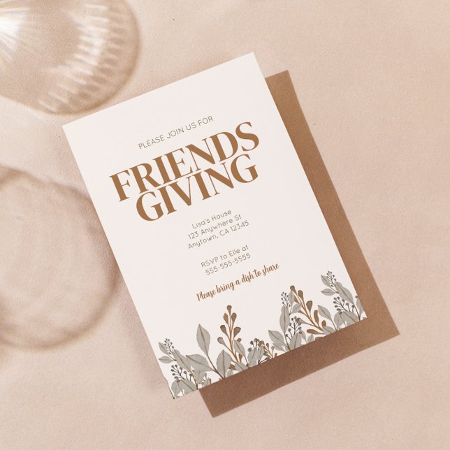 Invitación a la celebración del Boho Floral Fall (Subido por el creador)