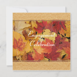 Invitación a la celebración del compromiso de otoñ