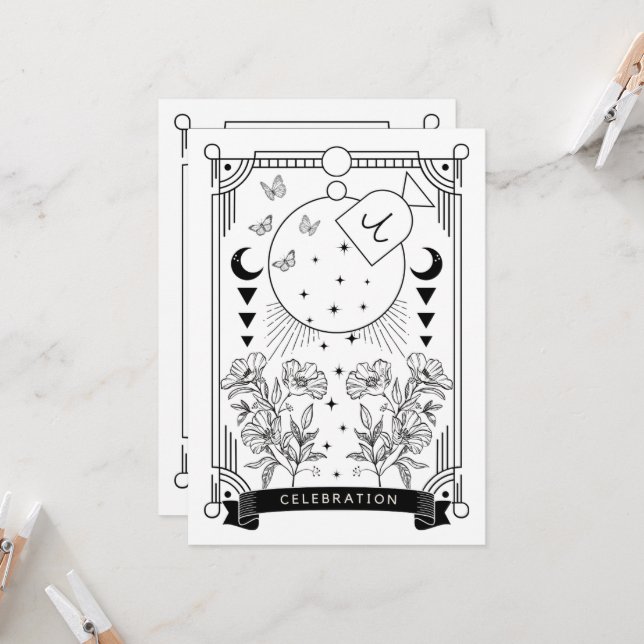 Invitación a la celebración del cumpleaños de Arie (Anverso/Reverso In Situ)