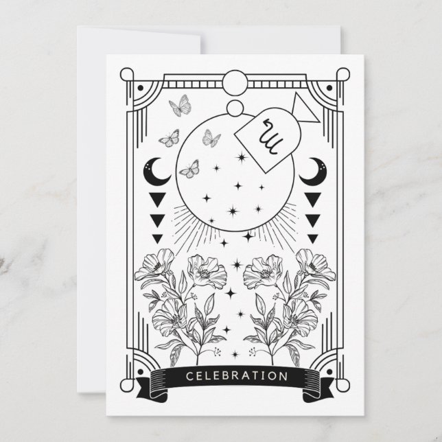 Invitación a la celebración del cumpleaños de Scor (Anverso)