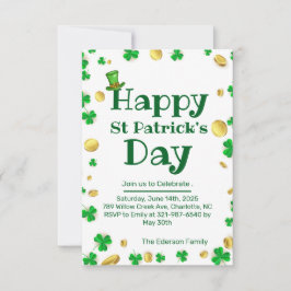 Invitación a la celebración del Día de San Patrici