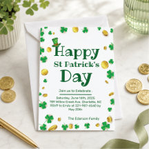 Invitación a la Celebración del Día de San Patrici