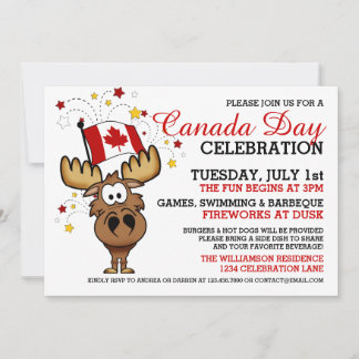 Invitación a la celebración del Día del Canadá