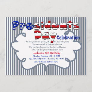 Invitación a la celebración del Día del Presidente