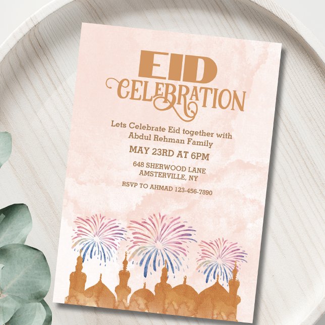 Invitación a la celebración del Eid al fitr (Subido por el creador)
