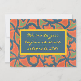 Invitación a la celebración del Eid - Diseño tradi