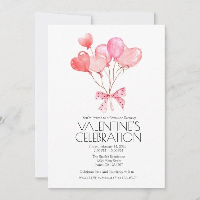 Invitación a la celebración del el día de San Vale (Anverso)