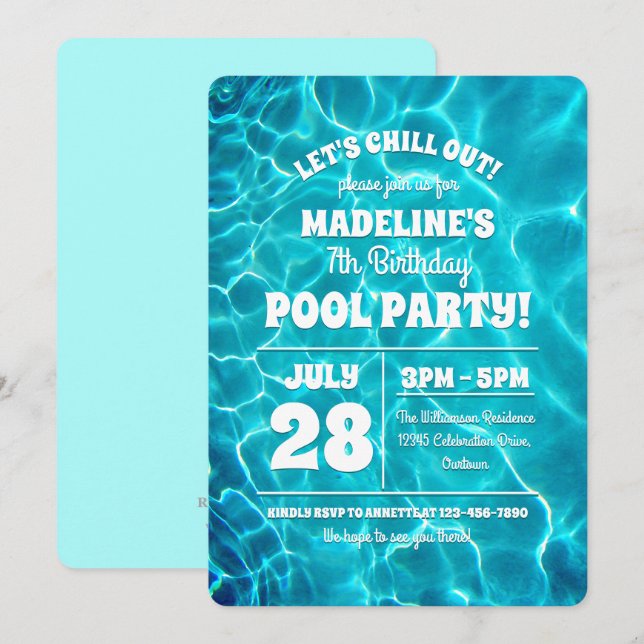 Invitación a la celebración del Fiesta de la pisci (Anverso / Reverso)
