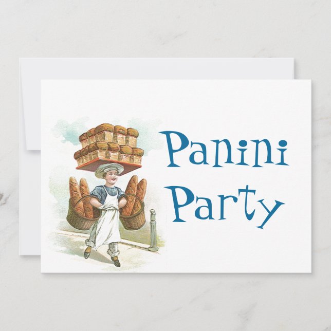 Invitación a la celebración del Fiesta Panini Fun  (Anverso)