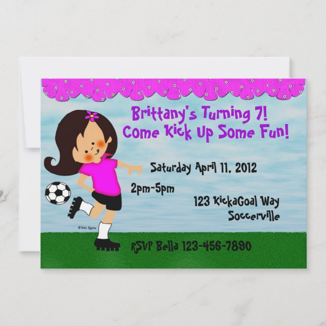 Invitación a la celebración del fútbol (Anverso)