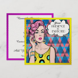 Invitación a la celebración del Pop Art
