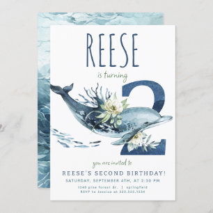 Invitación a la celebración del segundo cumpleaños