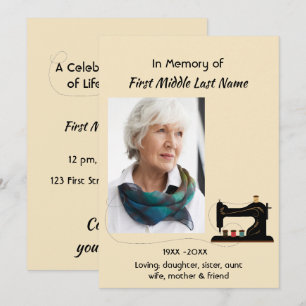 Invitación a la Celebración del Servicio de Vida p