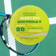 Invitación a la celebración del tenis