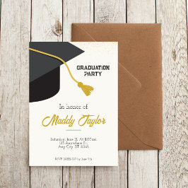 Invitación a la celebración del título de graduaci