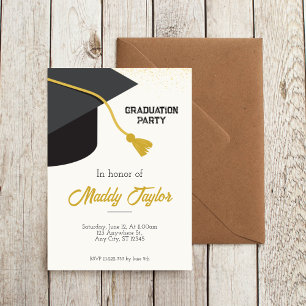 Invitación a la celebración del título de graduaci