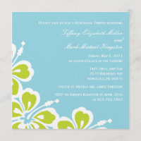 Invitación a la cena con deluxe/ensayo de Hibiscus