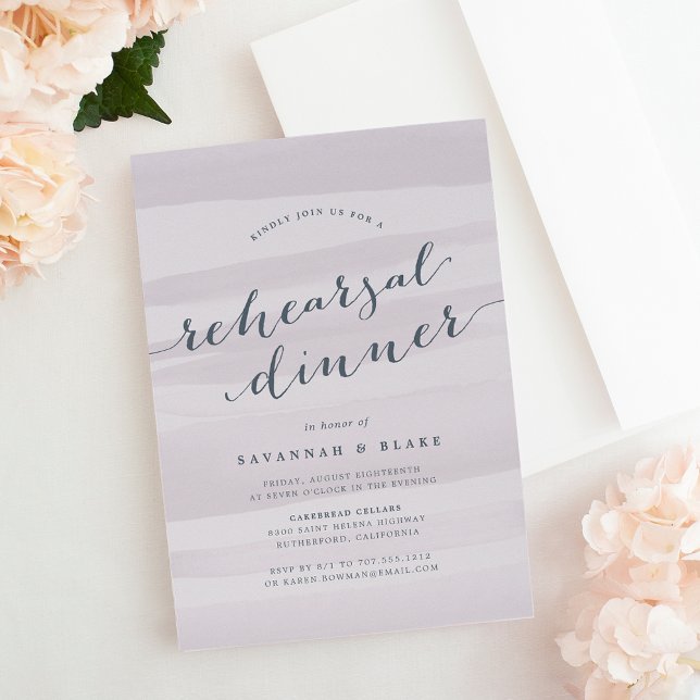 Invitación a la cena con ensayo de acuarela gris d (Subido por el creador)