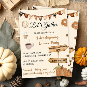 Invitación a la cena de Acción de Gracias