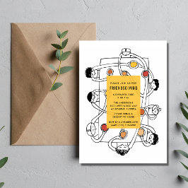 Invitación a la cena de Acción de Gracias