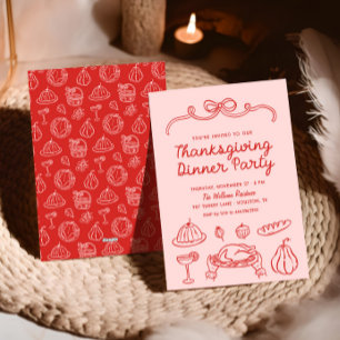 Invitación a la cena de Acción de Gracias con Whim