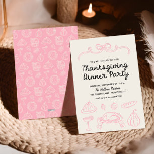 Invitación a la cena de Acción de Gracias con Whim