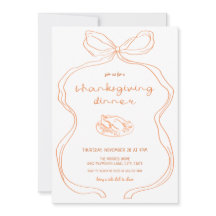Invitación a la cena de Acción de Gracias de Coque