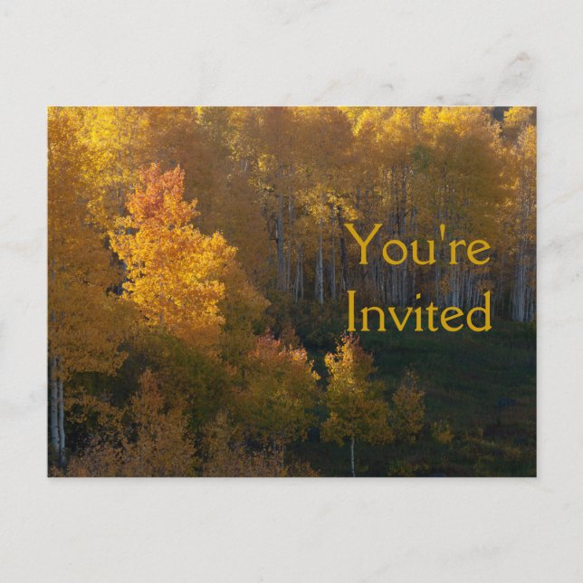 Invitación a la cena de Acción de Gracias de los á (Anverso)