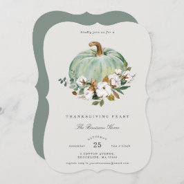 Invitación a la cena de Acción de Gracias del Algo