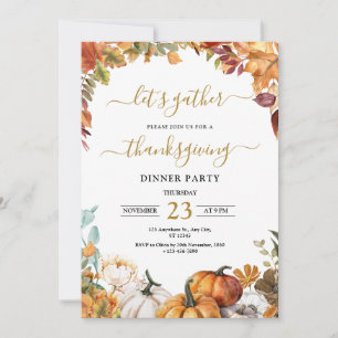 Invitación a la Cena de Acción de Gracias, Démosle