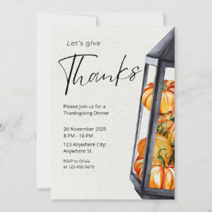 Invitación a la cena de Acción de Gracias en Rusia