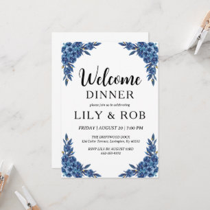 invitación a la cena de bienvenida