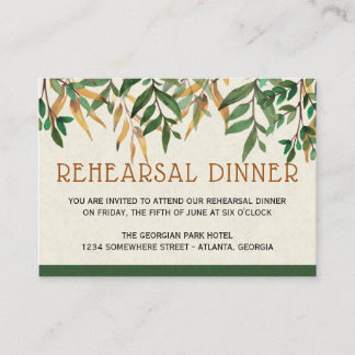 Invitación a la cena de boda