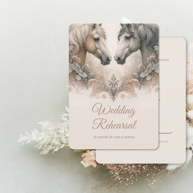 Invitación a la cena de boda (Wedding Rehearsal Dinner Invitation )