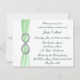 Invitación a la cena de Boda de Infinito Verde