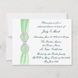 Invitación a la cena de Boda de Infinito Verde