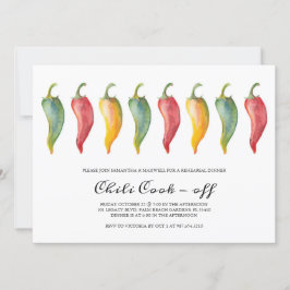 Invitación a la cena de Boda de Pepper Chili