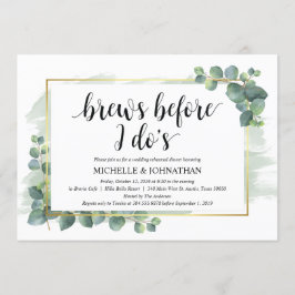Invitación a la cena de Boda Eucalyptus