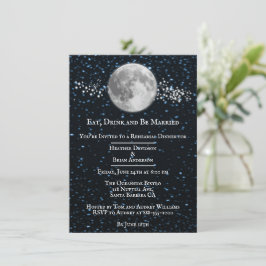 Invitación a la cena de Boda lunar
