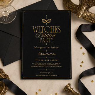 Invitación a la cena de brujas