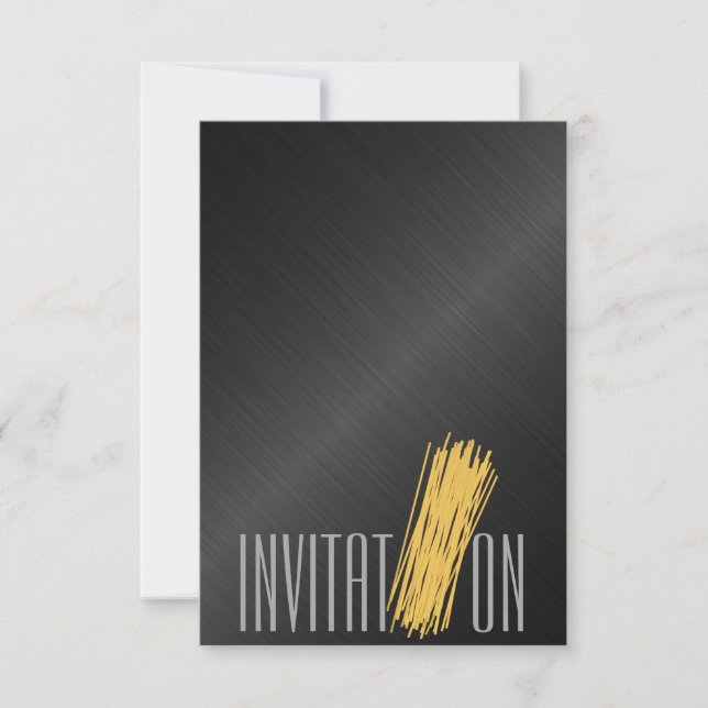 Invitación a la cena de comida italiana personaliz (Anverso)