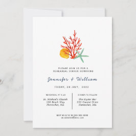 Invitación a la cena de Coral & Starfish