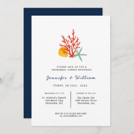 Invitación a la cena de Coral & Starfish