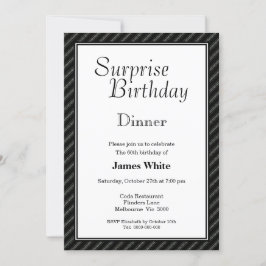 Invitación a la cena de cumpleaños número 60 de so