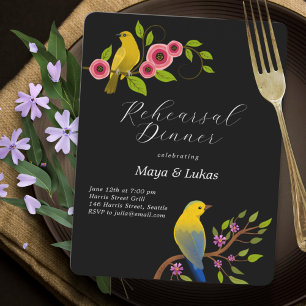 Invitación a la cena de dos Aves