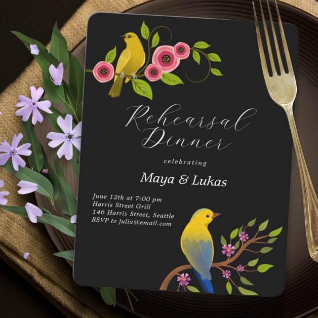 Invitación a la cena de dos Aves (Subido por el creador)