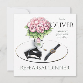 Invitación a la Cena de Ensayo - Accesorios del No