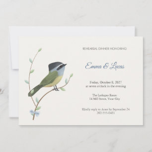 Invitación a la cena de ensayo de Berrypecker