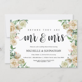 Invitación a la cena de ensayo de boda de primaver