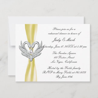 Invitación a la Cena de Ensayo de Cisnes de Plata